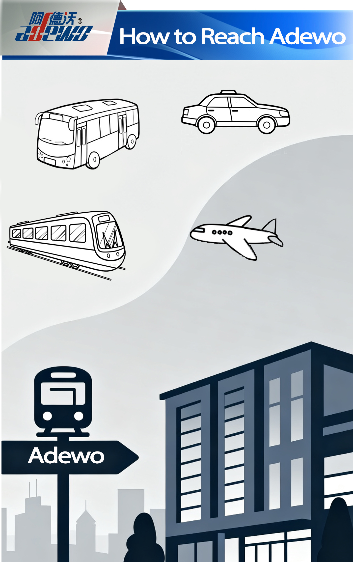 Come raggiungere Adewo?