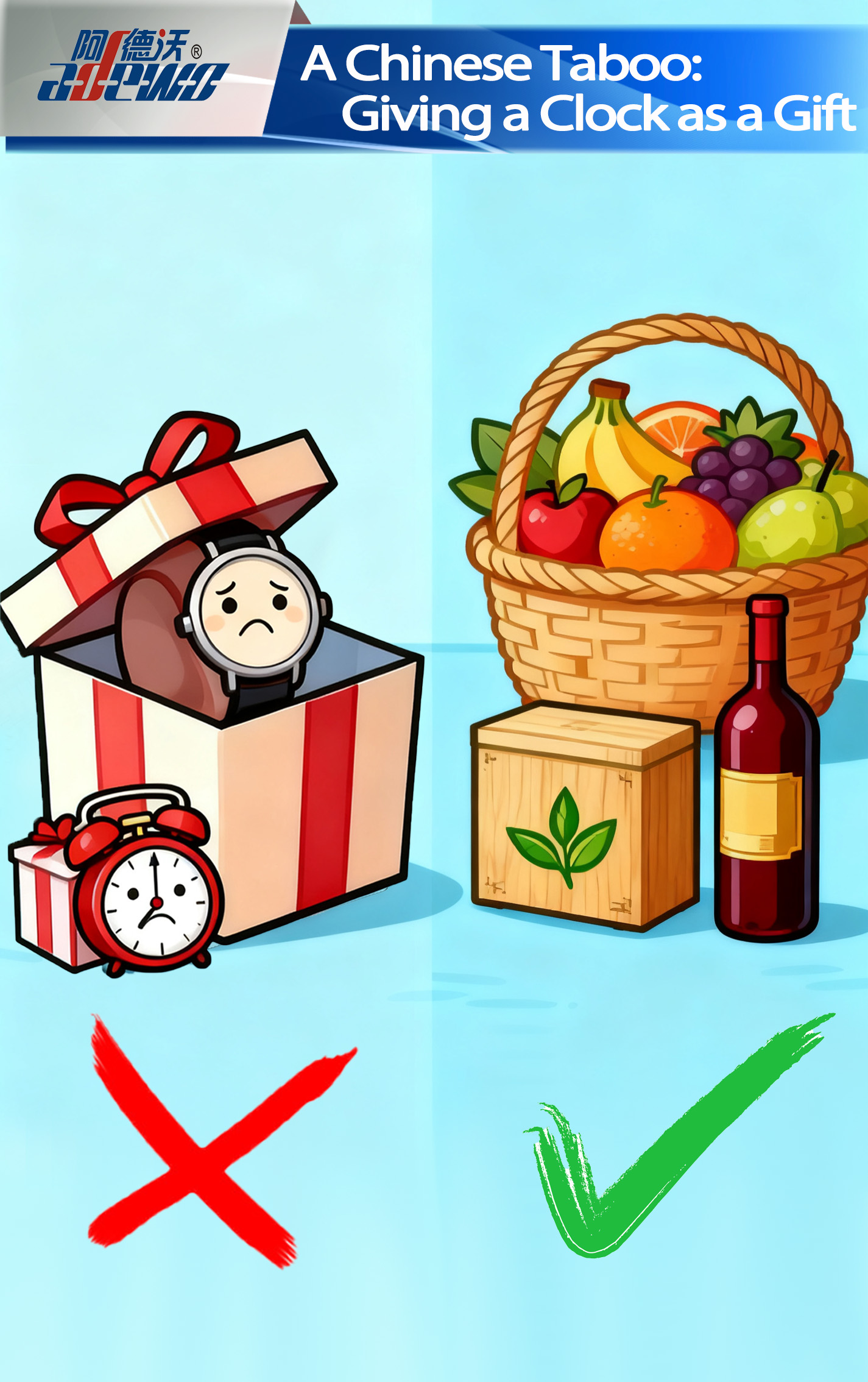 Un tabù cinese: regalare un orologio