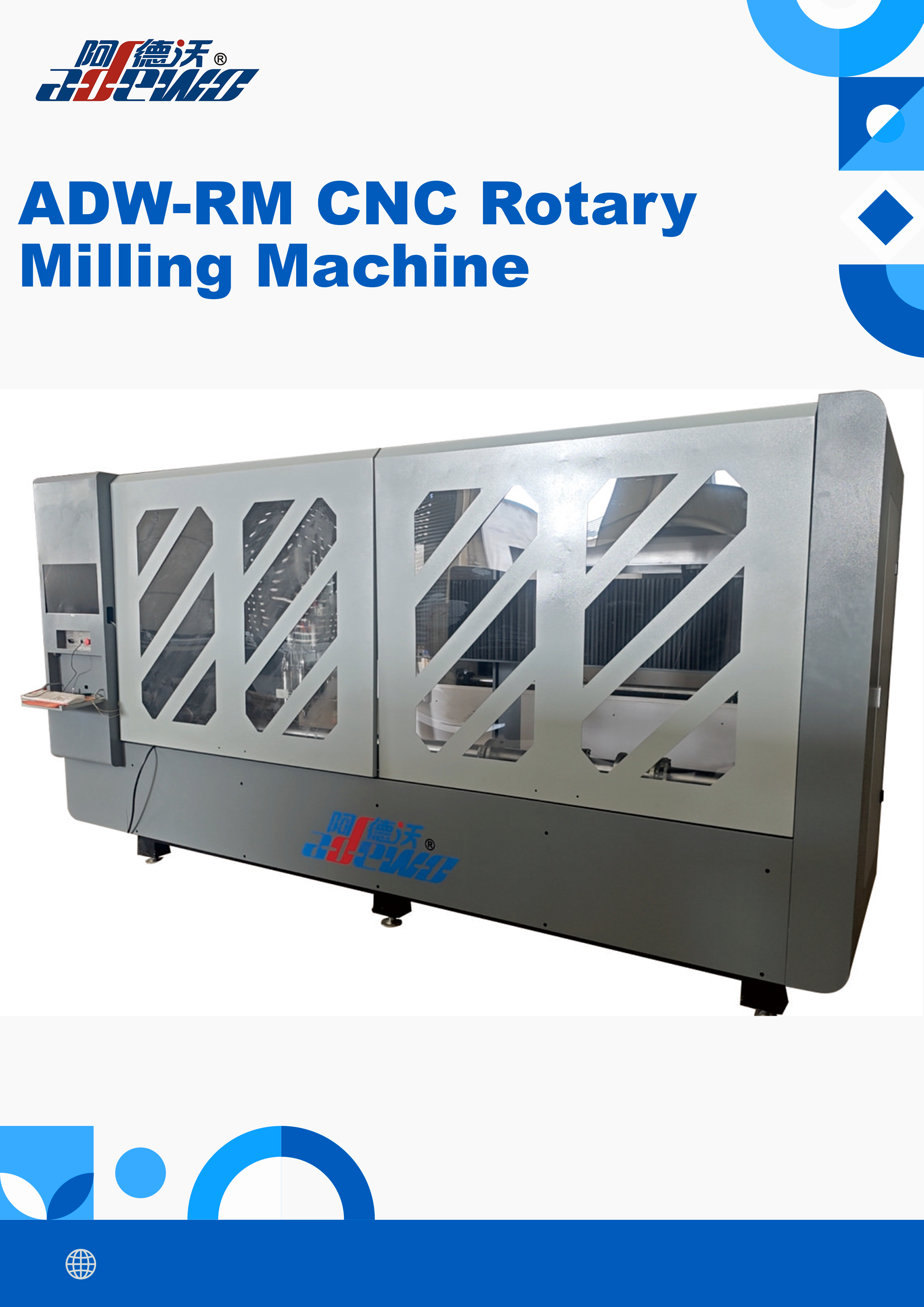 Massimizza l'efficienza e la precisione con la fresatrice rotativa CNC ADW-RM