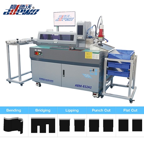 ABM-832A2 Piegatrice automatica per la realizzazione di fustelle per scarpe e pelletteria