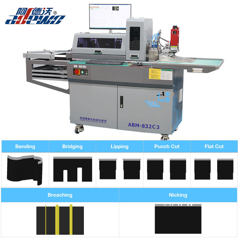 Macchina piegatrice automatica per regole di etichette