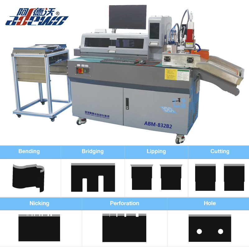 Macchina piegatrice automatica per fustellatura per termoformatura